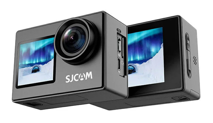 SJCAM action camera SJ4000 Dual Screen, 2x οθόνες, 16MP/4K, WiFi, αδιάβροχη θήκη, μαύρη 1 SJCAM action camera SJ4000 Dual Screen