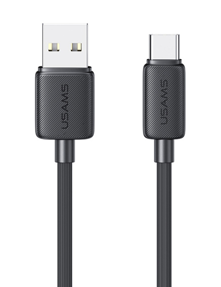 USAMS καλώδιο USB-C σε USB US-SJ688, 3A, 480Mbps, 1m, μαύρο 1 USAMS καλώδιο USB-C σε USB US-SJ688
