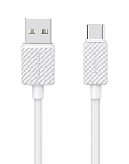 USAMS καλώδιο USB-C σε USB US-SJ688, 3A, 480Mbps, 1m, λευκό 1 USAMS καλώδιο USB-C σε USB US-SJ688