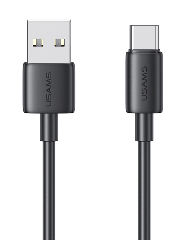 USAMS καλώδιο USB-C σε USB US-SJ708, 3A, 480Mbps, 1m, μαύρο 1 USAMS καλώδιο USB-C σε USB US-SJ708
