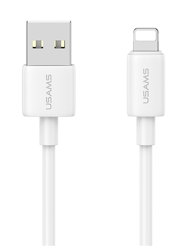 USAMS καλώδιο Lightning σε USB US-SJ709, 2.4A, 480Mbps, 1m, λευκό 1 USAMS καλώδιο Lightning σε USB US-SJ709