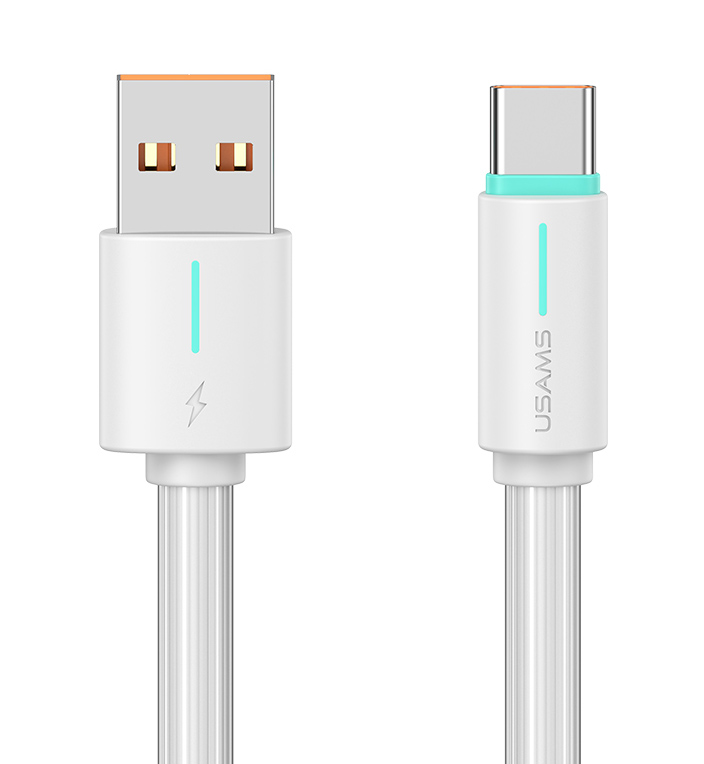 USAMS καλώδιο USB-C σε USB US-SJ732, 3A, 480Mbps, 1m, λευκό 1 USAMS καλώδιο USB-C σε USB US-SJ732