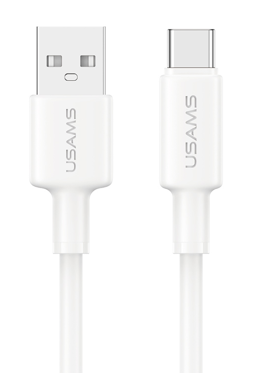 USAMS καλώδιο USB-C σε USB SJ761, 3A 18W, 480Mbps, 1m, λευκό 1 USAMS καλώδιο USB-C σε USB SJ761