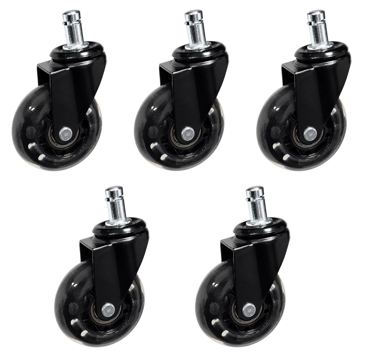 POWERTECH σετ ανταλλακτικά ροδάκια για PT-1633 καρέκλα γραφείου, 5τμχ 1 POWERTECH σετ ανταλλακτικά ροδάκια για PT-1633 καρέκλα γραφείου