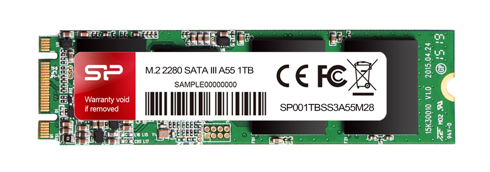 SILICON POWER SSD A55, 1TB, M.2 2280, SATA III, 560-530MB/s 1 SILICON POWER SSD A55