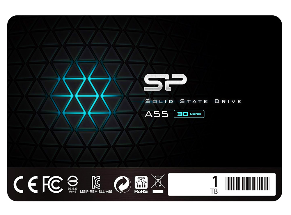 SILICON POWER SSD A55 1TB, 2.5", SATA III, 500-450MB/s, 7mm 1 SILICON POWER SSD A55 1TB
