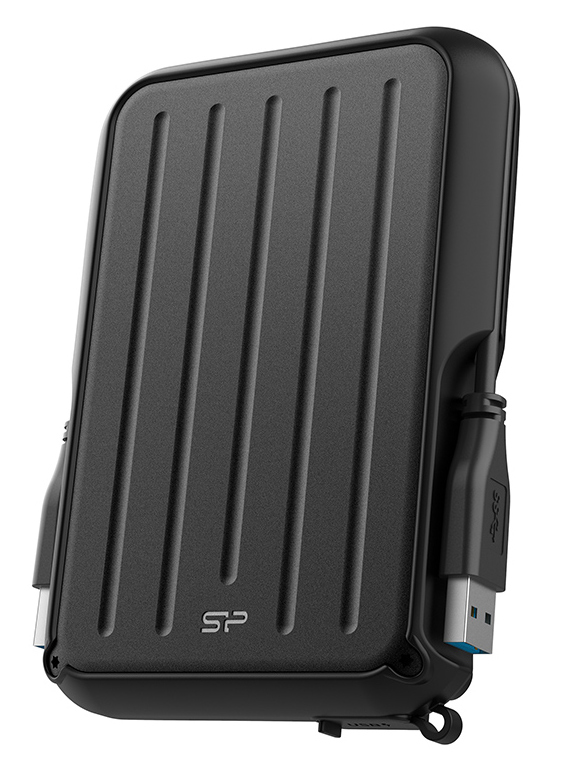 SILICON POWER εξωτερικός HDD Armor A66, 2TB, USB 3.2, μαύρος 1 SILICON POWER εξωτερικός HDD Armor A66