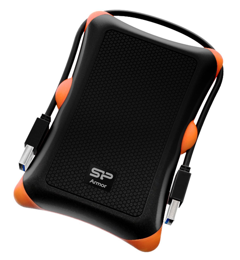 SILICON POWER εξωτερικός HDD Armor A30, 2TB, USB 3.2, μαύρος 1 SILICON POWER εξωτερικός HDD Armor A30