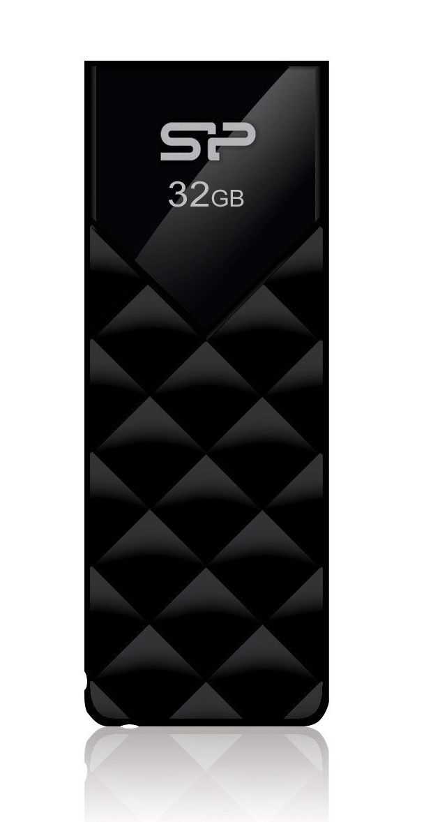 SILICON POWER USB Flash Ultima U03, 32GB, USB 2.0, μαύρο 1 SILICON POWER USB Flash Ultima U03