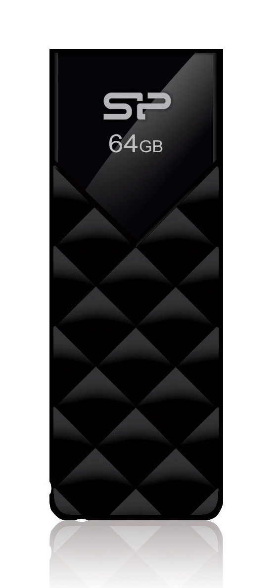 SILICON POWER USB Flash Ultima U03, 64GB, USB 2.0, μαύρο 1 SILICON POWER USB Flash Ultima U03