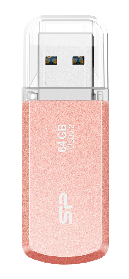 SILICON POWER USB Flash Drive Helios 202, 64GB, USB 3.2, ροζ χρυσό 1 SILICON POWER USB Flash Drive Helios 202