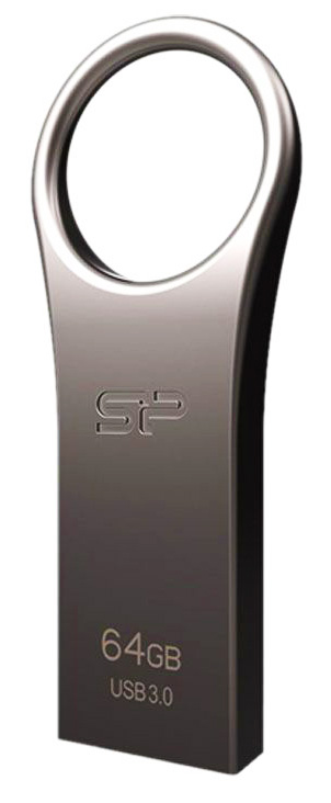 SILICON POWER USB Flash Drive Jewel 80, 64GB, USB 3.2, ασημί 1 SILICON POWER USB Flash Drive Jewel 80