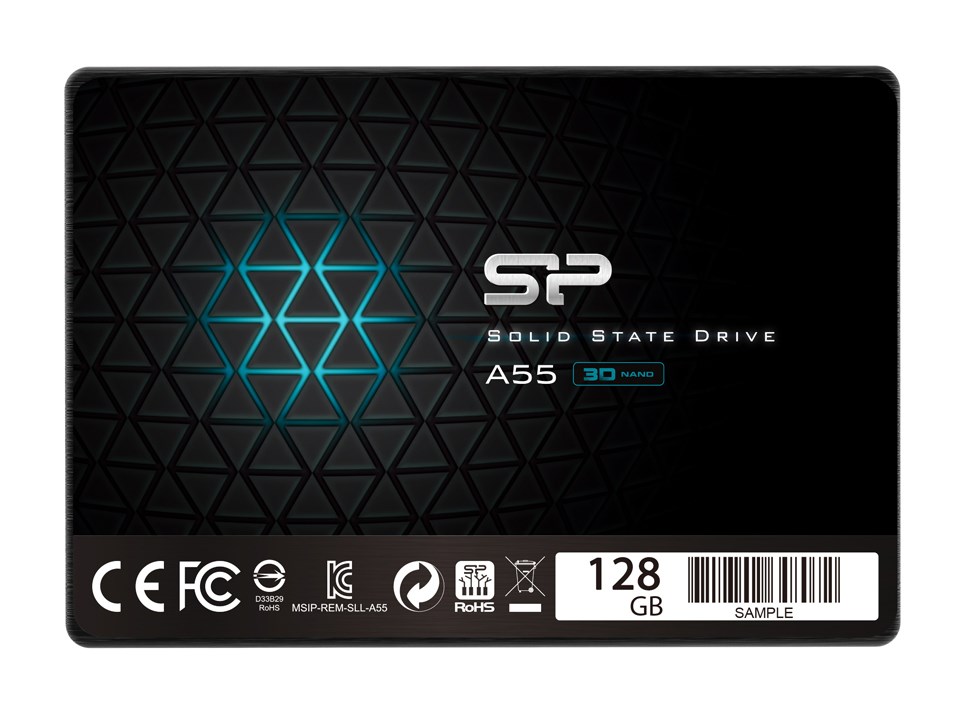 SILICON POWER SSD A55 128GB, 2.5", SATA III, 460-360MB/s, 7mm 1 SILICON POWER SSD A55 128GB