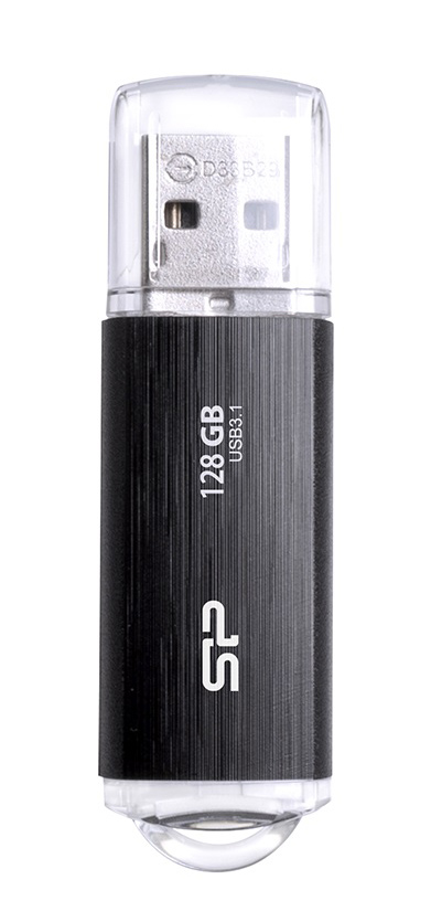 SILICON POWER USB Flash Drive Blaze B02, 128GB, USB 3.2, μαύρο 1 SILICON POWER USB Flash Drive Blaze B02
