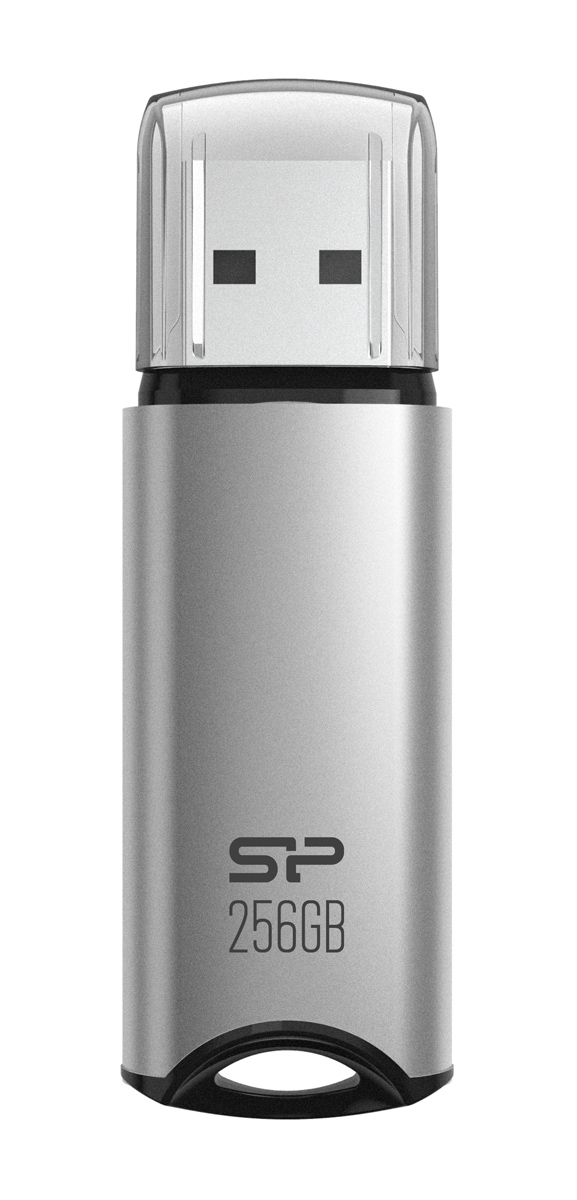 SILICON POWER USB Flash Drive Marvel M02, 256GB, USB 3.2, γκρι 1 SILICON POWER USB Flash Drive Marvel M02