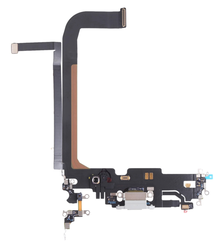 Charging port flex cable SPIP13PM-0003 για iPhone 13 Pro Max, λευκό 1 Charging port flex cable SPIP13PM-0003 για iPhone 13 Pro Max