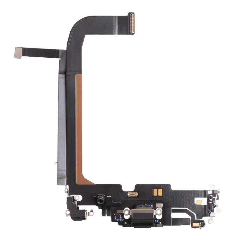 Charging port flex cable SPIP13PM-0004 για iPhone 13 Pro Max, μαύρο 1 Charging port flex cable SPIP13PM-0004 για iPhone 13 Pro Max