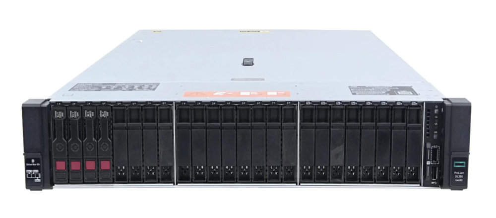 HP Server DL380 G10, 2x GOLD-6138 20CORE, 32GB, 2x PSU 800W, P408i-Α, 24x 2.5" + 2x 2.5", REF SQ 1 HP Server DL380 G10
