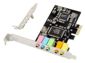 POWERTECH κάρτα επέκτασης ήχου PCIe σε 2x channel audio ST13