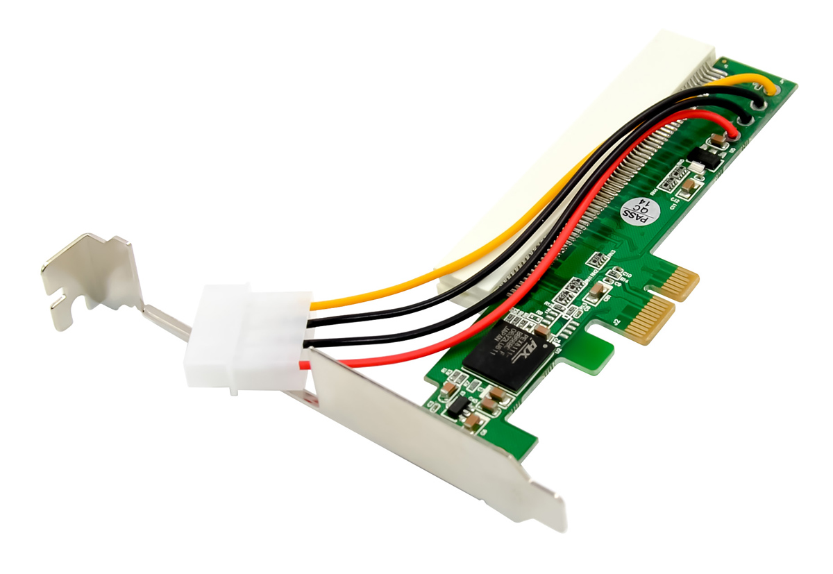 POWERTECH κάρτα μετατροπής PCIe σε PCI ST43, PLX PEX8112 1 POWERTECH κάρτα μετατροπής PCIe σε PCI ST43