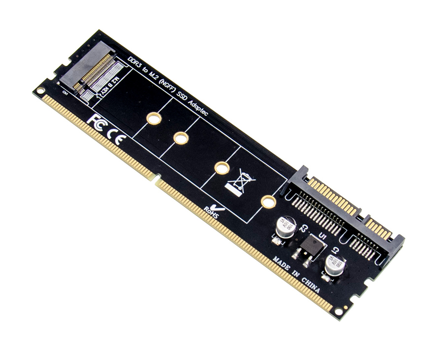POWERTECH κάρτα επέκτασης DDR3 σε M.2 ST520 1 POWERTECH κάρτα επέκτασης DDR3 σε M.2 ST520