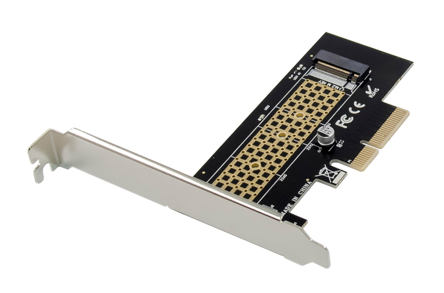 POWERTECH κάρτα επέκτασης 4x PCIe σε M.2 M Key NVMe ST534 1 POWERTECH κάρτα επέκτασης 4x PCIe σε M.2 M Key NVMe ST534