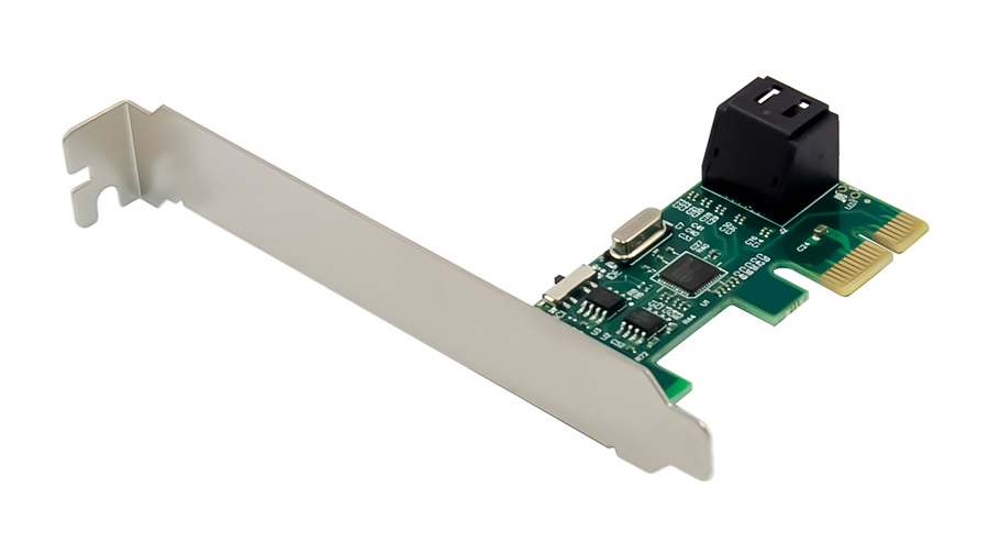 POWERTECH κάρτα επέκτασης PCIe σε 2x SATA 3.0 ST544, ASM1061 1 POWERTECH κάρτα επέκτασης PCIe σε 2x SATA 3.0 ST544