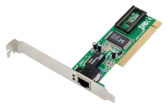 POWERTECH κάρτα επέκτασης PCI σε 1x RJ45 ST701, RTL8139D, 10/100Mbps 1 POWERTECH κάρτα επέκτασης PCI σε 1x RJ45 ST701