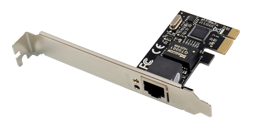 POWERTECH κάρτα επέκτασης PCIe σε 1x RJ45 ST714, 1000Mbps, RTL8111C 1 POWERTECH κάρτα επέκτασης PCIe σε 1x RJ45 ST714