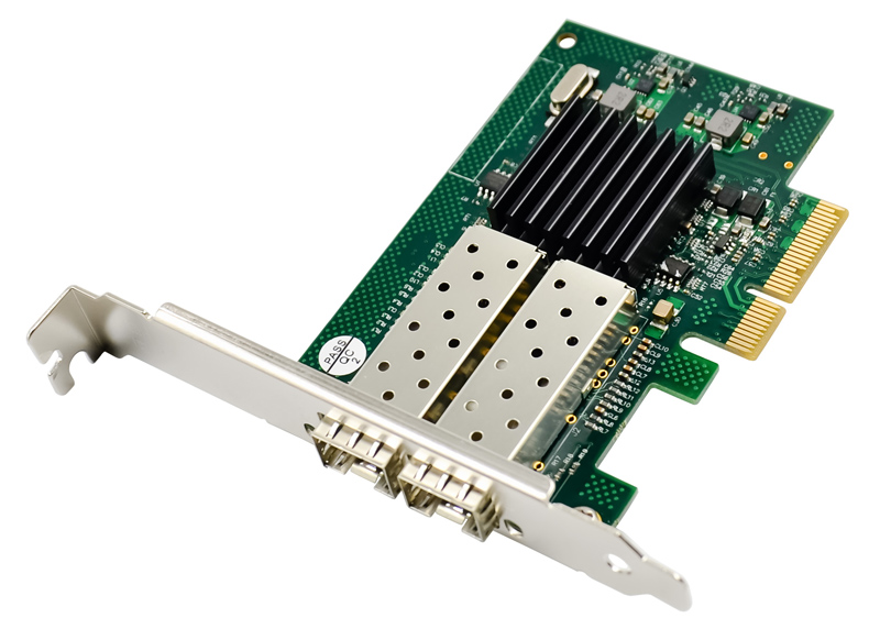 POWERTECH κάρτα επέκτασης PCIe σε Dual SFP ST722, 1000Mbps, JL82576EB 1 POWERTECH κάρτα επέκτασης PCIe σε Dual SFP ST722