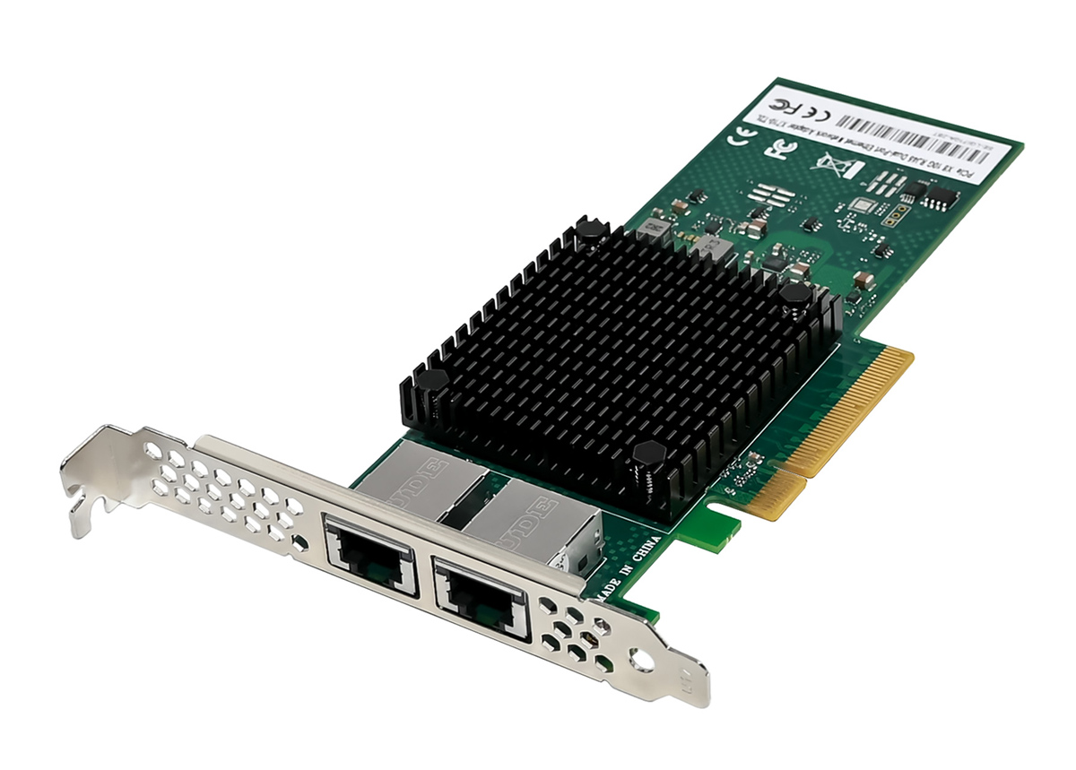 POWERTECH κάρτα επέκτασης PCIe σε 2x RJ45 ST7323, Intel X710-AT2, 10GbE 1 POWERTECH κάρτα επέκτασης PCIe σε 2x RJ45 ST7323