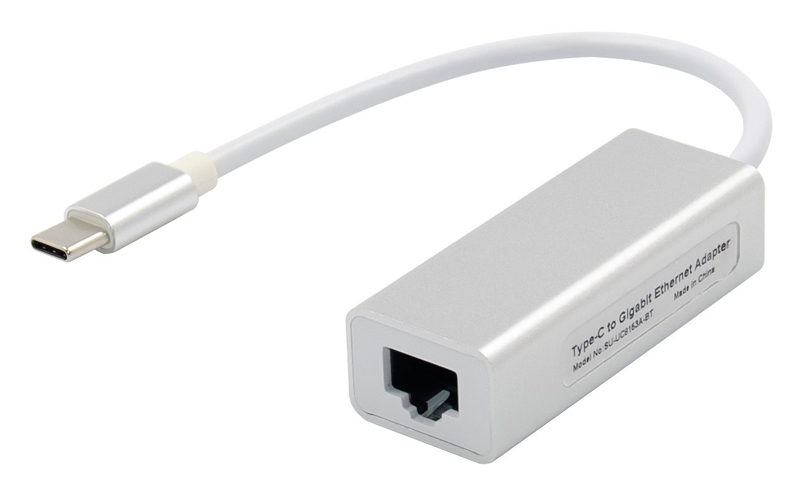 Αντάπτορας δικτύου ST735, USB-C, 1000Mbps Ethernet, ασημί 1 Αντάπτορας δικτύου ST735
