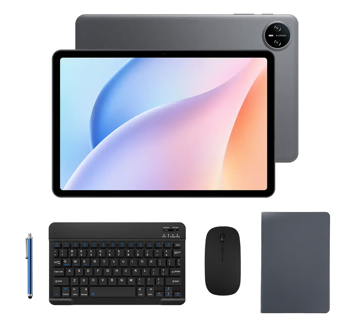 DOOGEE tablet Tab A9 Pro με πληκτρολόγιο/ποντίκι/στυλό αφής/θήκη, 10.1", 4/128GB, Android 15, 6580mAh, γκρι 1 DOOGEE tablet Tab A9 Pro με πληκτρολόγιο/ποντίκι/στυλό αφής/θήκη