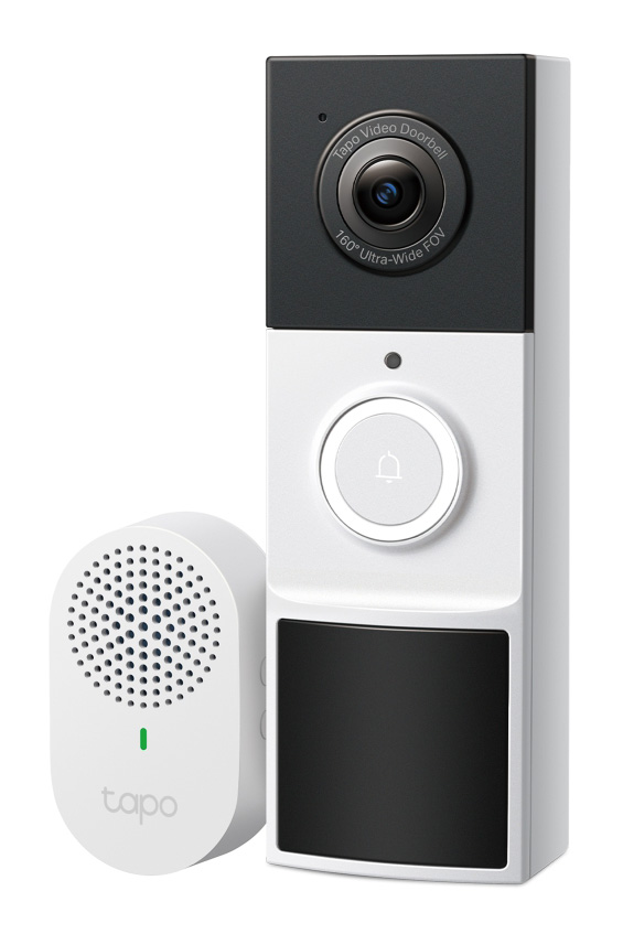 TP-LINK smart κουδούνι με κάμερα Tapo D210, 2K/3MP, WiFi, 6400mAh, IP65, V2.0 1 TP-LINK smart κουδούνι με κάμερα Tapo D210