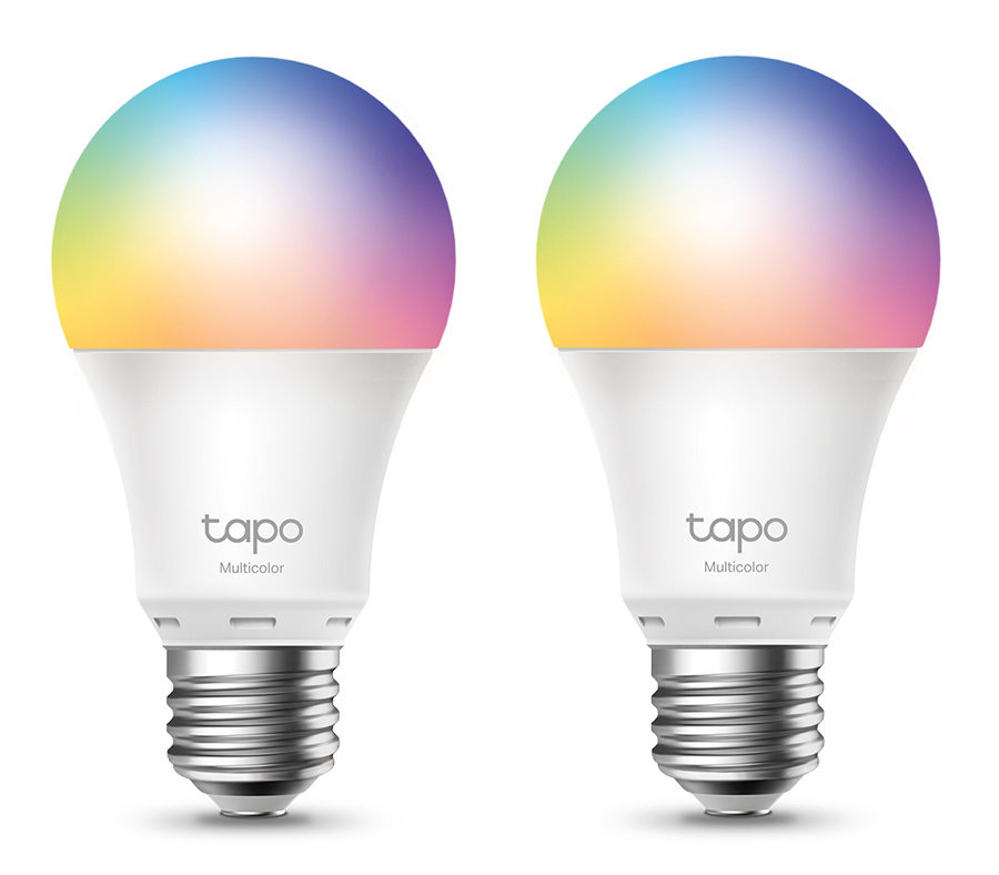TP-LINK Smart λάμπα LED TAPO-L530E WiFi, 8.7W E27, 2500K-6500K RGB, 2τμχ 1 TP-LINK Smart λάμπα LED TAPO-L530E WiFi