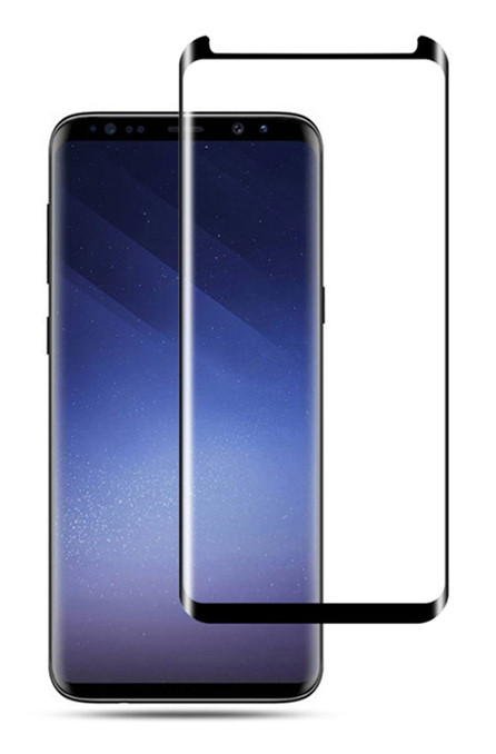 POWERTECH Tempered Glass 3D TGC-0076 Samsung S8 Plus, Full glue, μαύρο 1 POWERTECH Tempered Glass 3D TGC-0076 Samsung S8 Plus