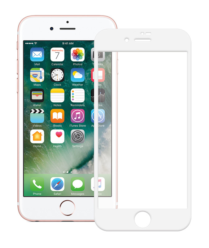 POWERTECH Tempered Glass 5D Full Glue για iPhone 7, White 1 POWERTECH Tempered Glass 5D Full Glue για iPhone 7