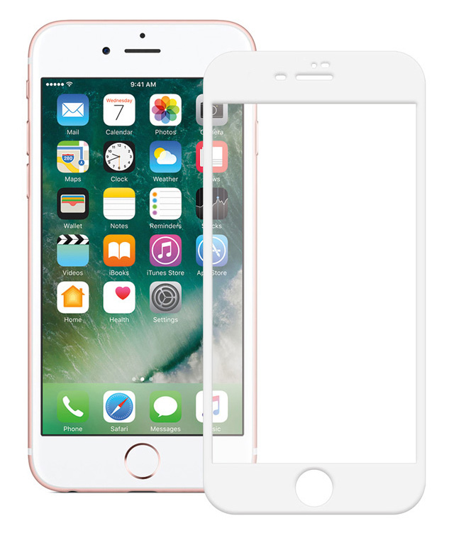 POWERTECH Tempered Glass 5D Full Glue για iPhone 8 Plus, λευκό 1 POWERTECH Tempered Glass 5D Full Glue για iPhone 8 Plus