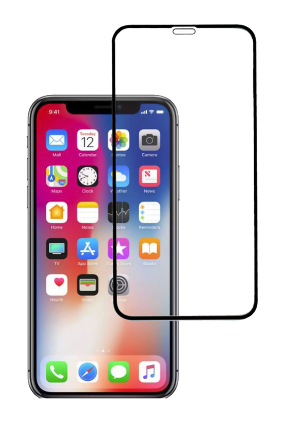 POWERTECH Tempered Glass 5D, Full Glue, iPhone 11 Pro, μαύρο 1 POWERTECH Tempered Glass 5D