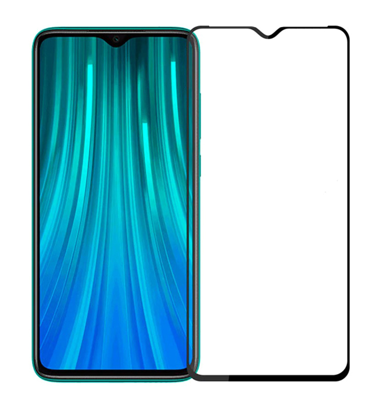 POWERTECH Tempered Glass 5D, Full Glue, Xiaomi Redmi Note 8, μαύρο 1 POWERTECH Tempered Glass 5D