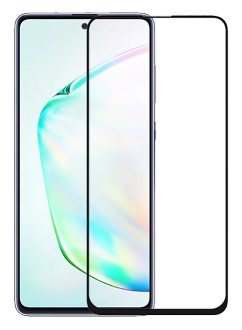 POWERTECH Tempered Glass 5D, full glue, για Samsung Note 10 Lite, μαύρο 1 POWERTECH Tempered Glass 5D