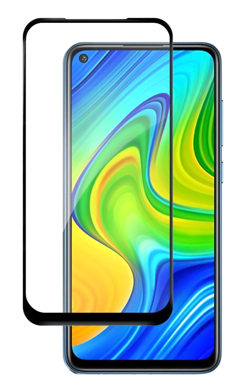 POWERTECH Tempered Glass 5D, full glue, για Xiaomi Redmi Note 9, μαύρο 1 POWERTECH Tempered Glass 5D