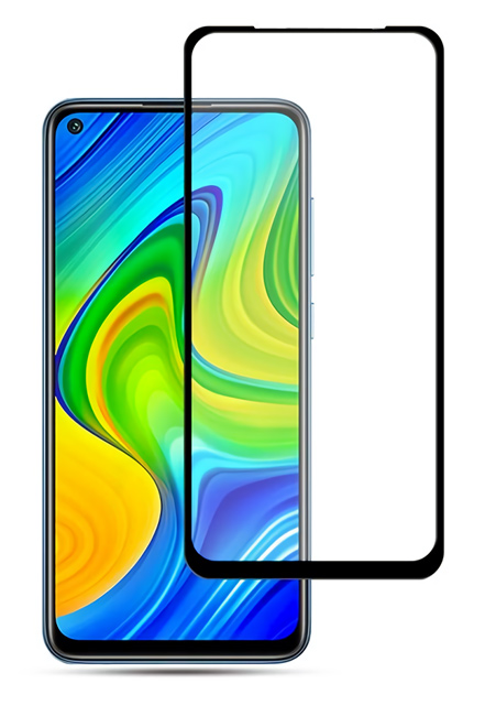 POWERTECH Tempered Glass 5D, full glue, για Xiaomi Redmi 10X 4G, μαύρο 1 POWERTECH Tempered Glass 5D