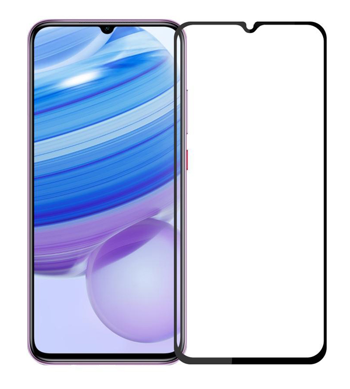 POWERTECH Tempered Glass 5D, full glue, Xiaomi Redmi 10X/Pro 5G, μαύρο 1 POWERTECH Tempered Glass 5D