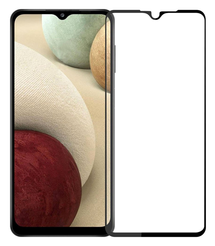 POWERTECH tempered glass 5D, full glue, Samsung A12 2021, μαύρο 1 POWERTECH tempered glass 5D