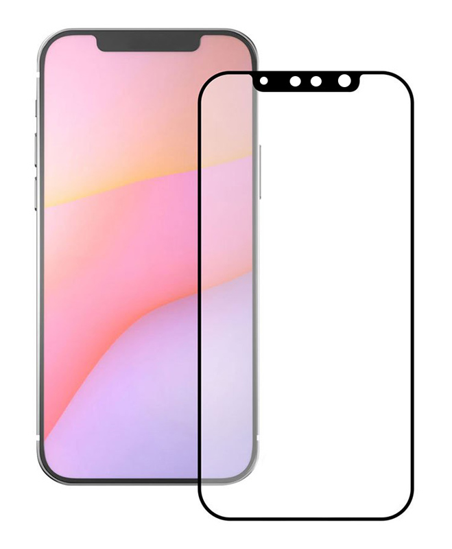 POWERTECH tempered glass 5D TGC-0518 iPhone 13 Pro Max, full glue, μαύρο 1 POWERTECH tempered glass 5D TGC-0518 iPhone 13 Pro Max
