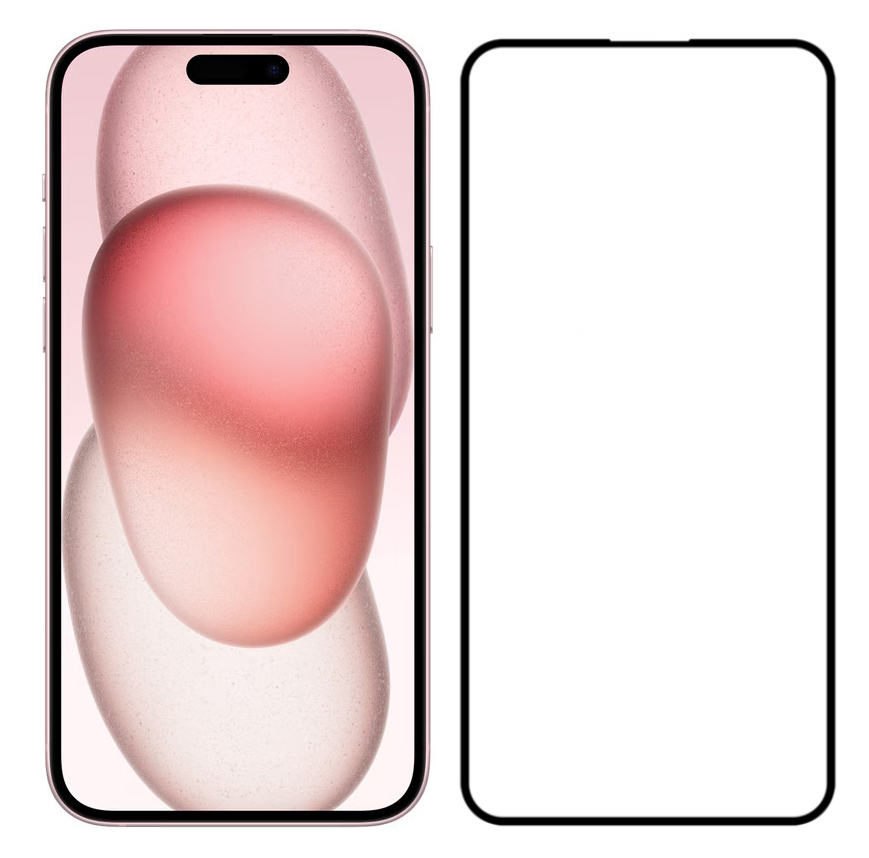 POWERTECH tempered glass 5D TGC-0657 για iPhone 15, full glue 1 POWERTECH tempered glass 5D TGC-0657 για iPhone 15