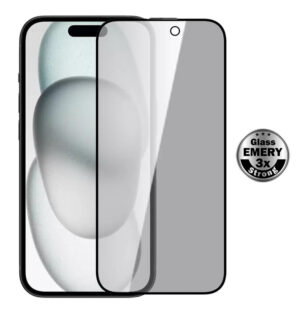 POWERTECH tempered glass Emery Private 5D TGC-0772 για iPhone 15 Pro Max