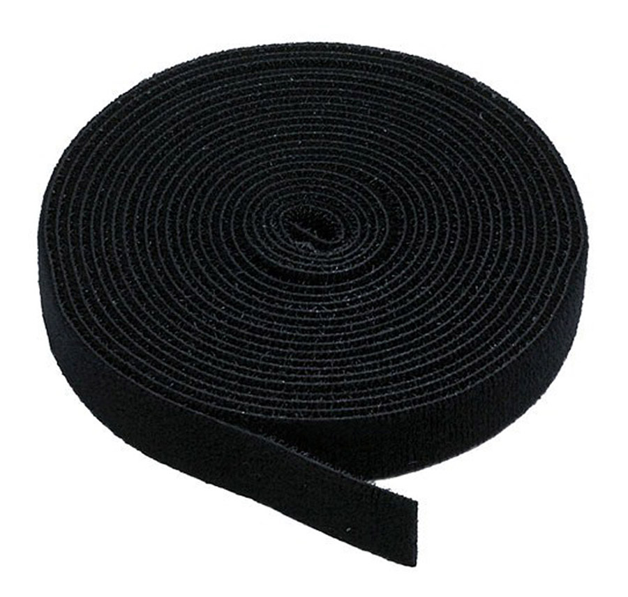 POWERTECH ταινία τύπου velcro TIES-002, πολλαπλών χρήσεων, 13mm, 3m, μαύρη 1 POWERTECH ταινία τύπου velcro TIES-002