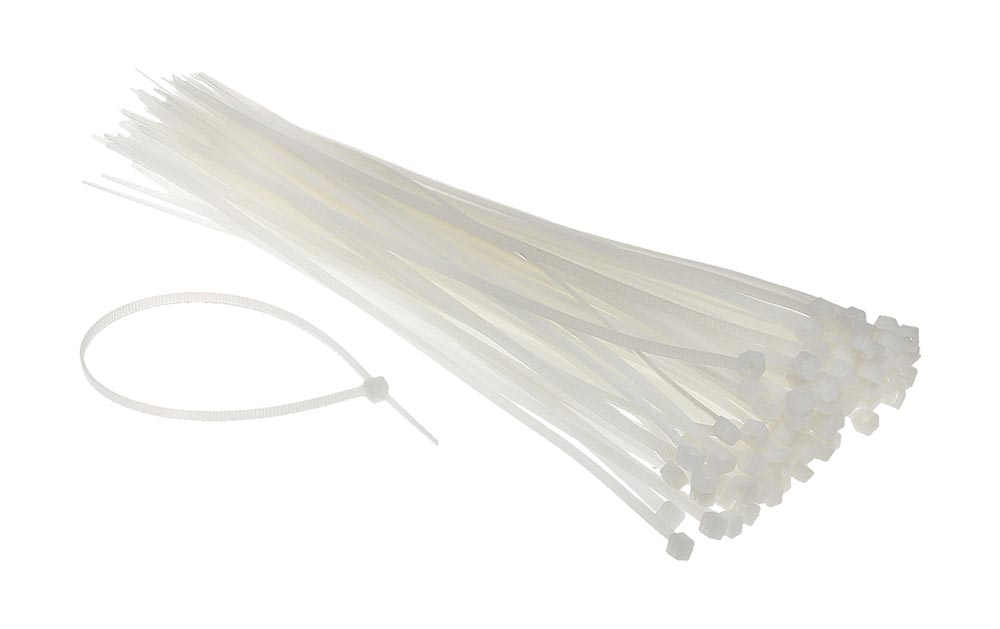 POWERTECH δεματικά καλωδίων TIES-018, 120x3mm, λευκά, 100τμχ 1 POWERTECH δεματικά καλωδίων TIES-018